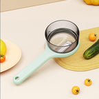 Peeling knife with storage box