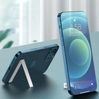 Portable foldable phone holder