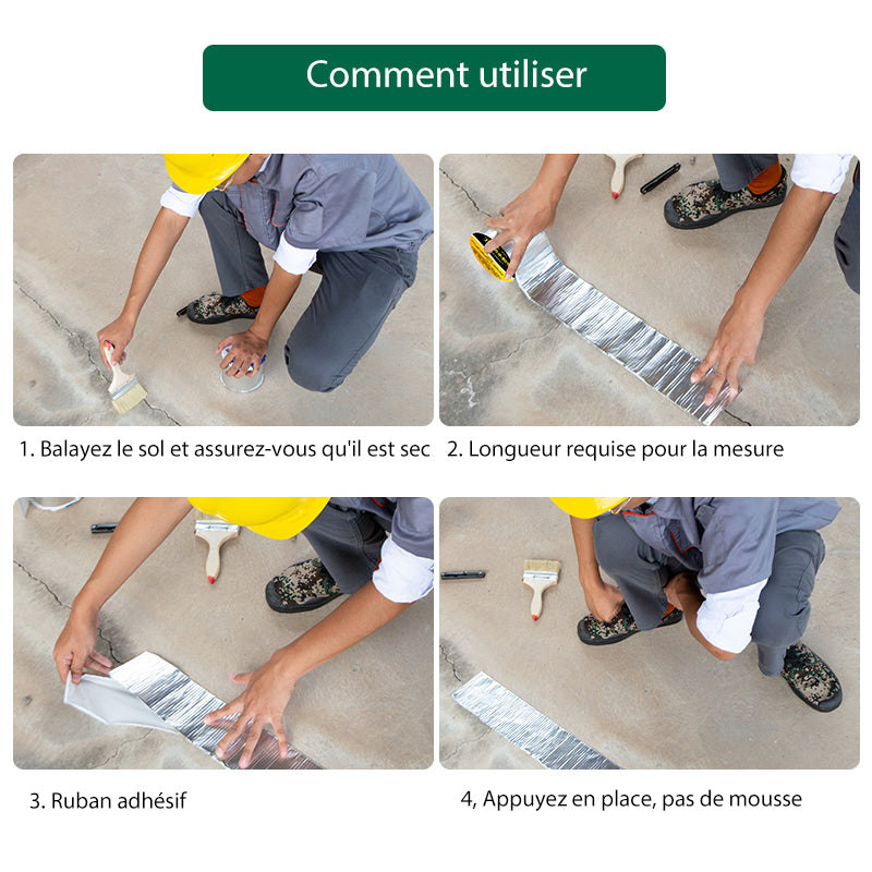 Super waterproof adhesive tape, butyl rubber