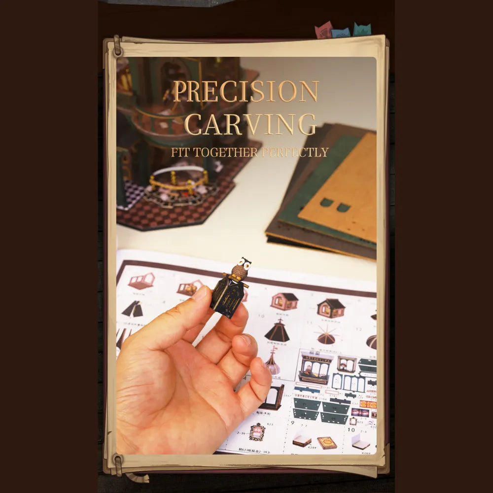 Green Detective Agency DIY Mini House Kit l DIY Miniature Kit