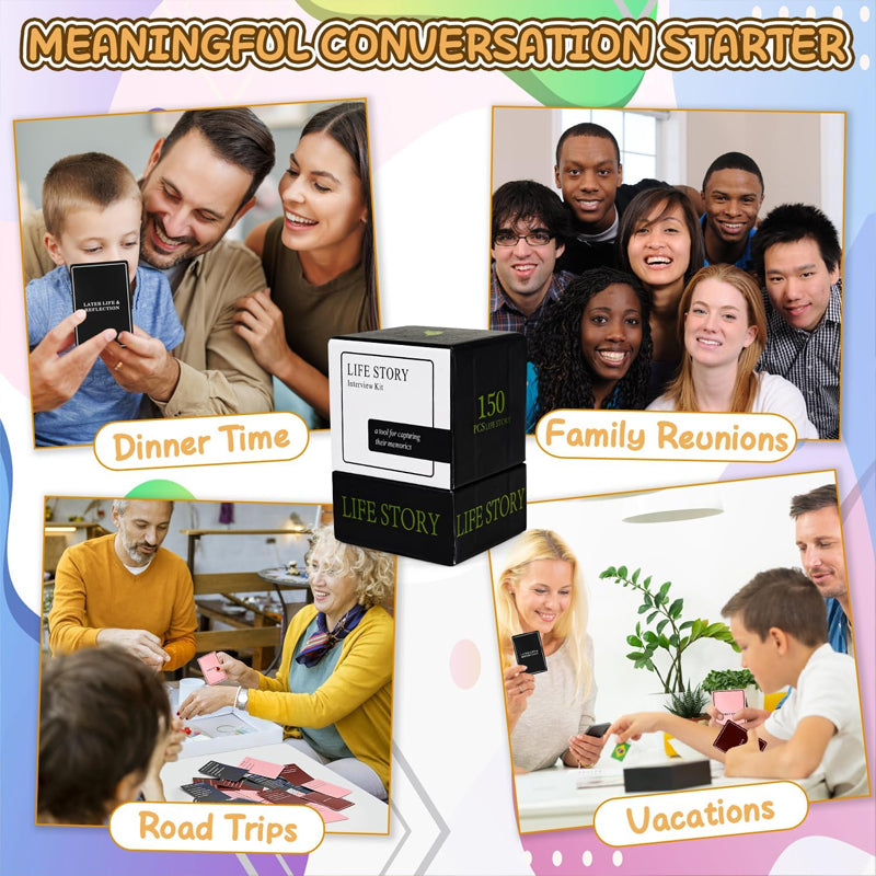 Life Story Interview Cards Set
