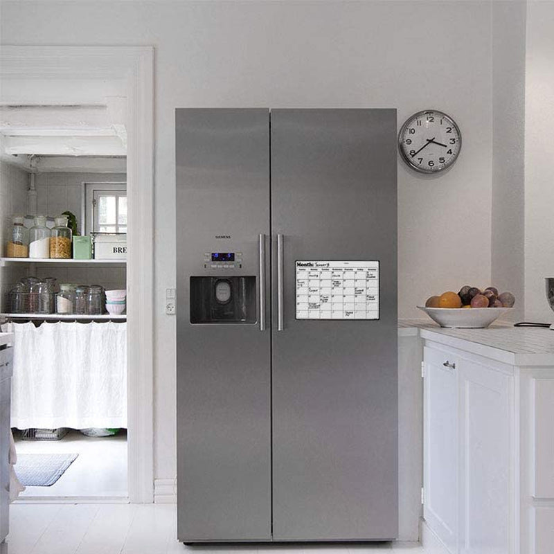Fridge magnet calendar sticker