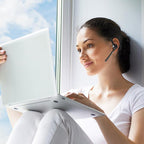 Bluetooth V8S Headset with Noise Cancellation, 8-Hour Playback and 10 m Range