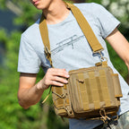 Canvas Crossbody Chest Bag