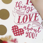 Valentine's Scratching Advent "14 Things I Love About You!"