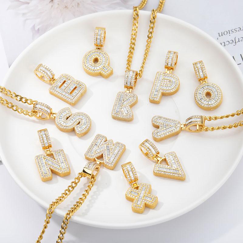 Stainless Steel Initial Necklace