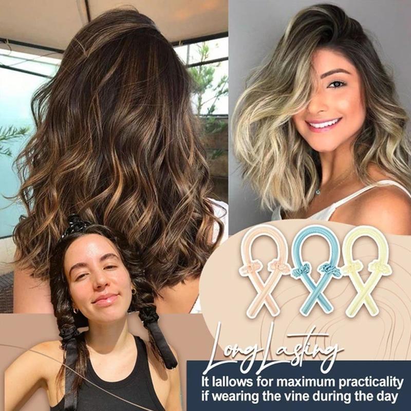 Heat-Free Hair Straightening Wrap Set