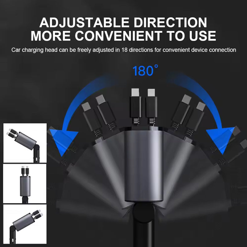 Four-in-One Car Phone Charger