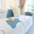 Pastoral Style Ginkgo Leaf Sofa Cover