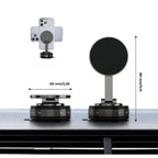 Magnetic 360° Phone Holder with Suction Cup Vacuum Lock