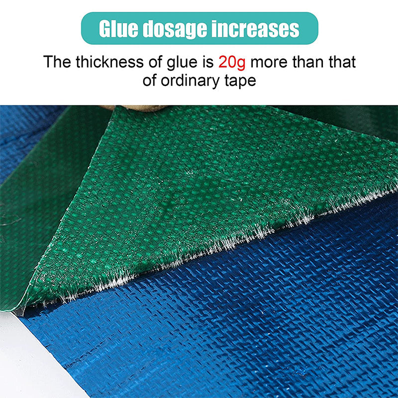 High adhesive tarpaulin tape