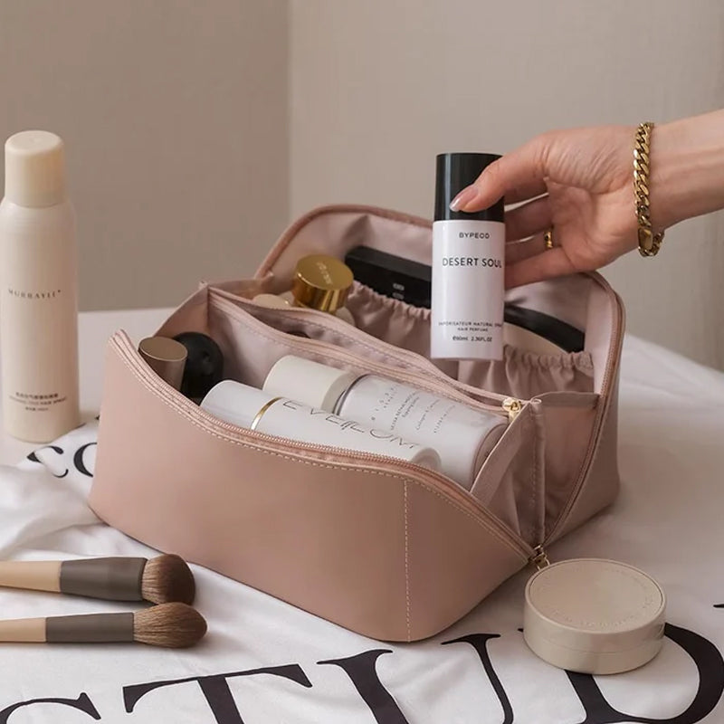 PU Portable Travel Cosmetics Storage Bag