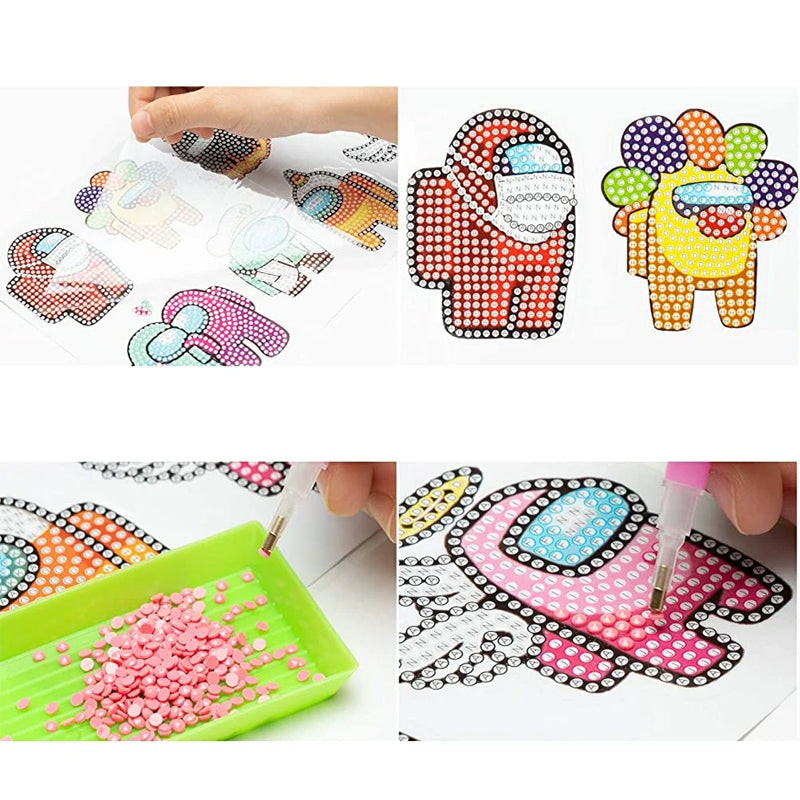 DIY Kids Freestick Cartoon Diamond Painting