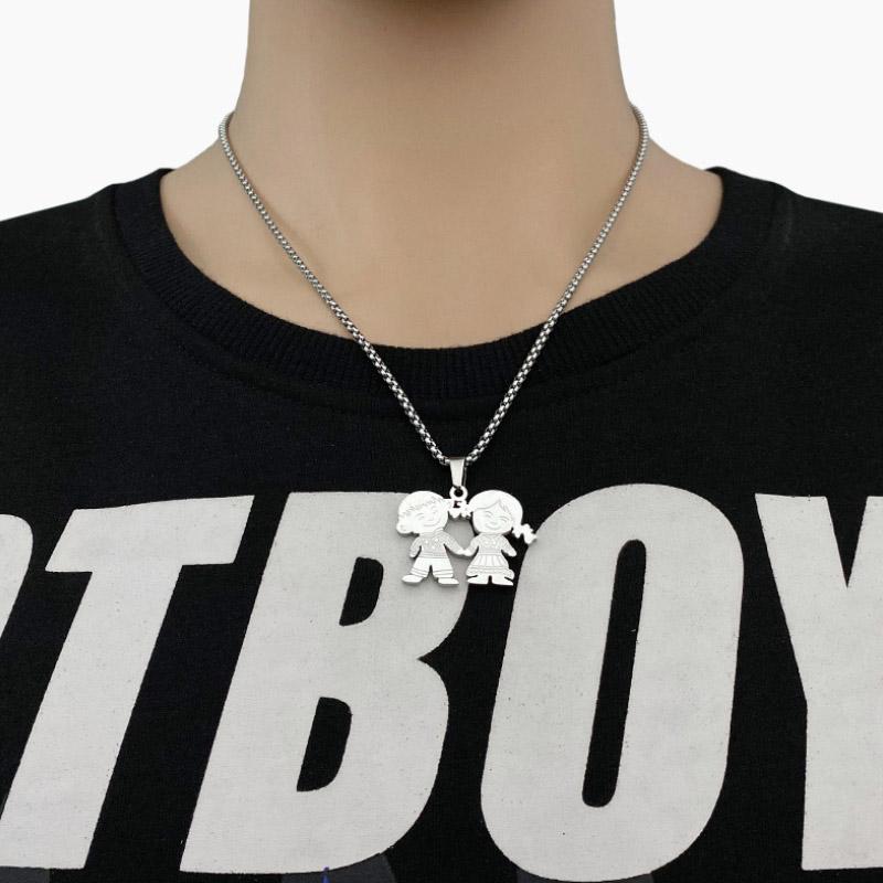 Boys' and Girls' Pendant made of Stainless Steel