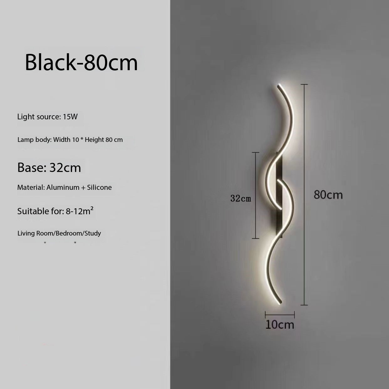 Minimalist Luxury LED Wall Sconce - Multiple Sizes, Finishes, and Dimming Options
