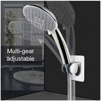 Self-adhesive shower head holder