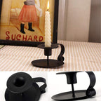 Wrought Iron Candle Holder