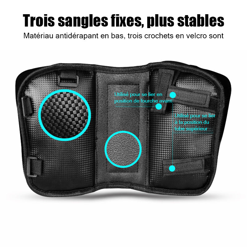 Mountain bike bag with waterproof touchscreen
