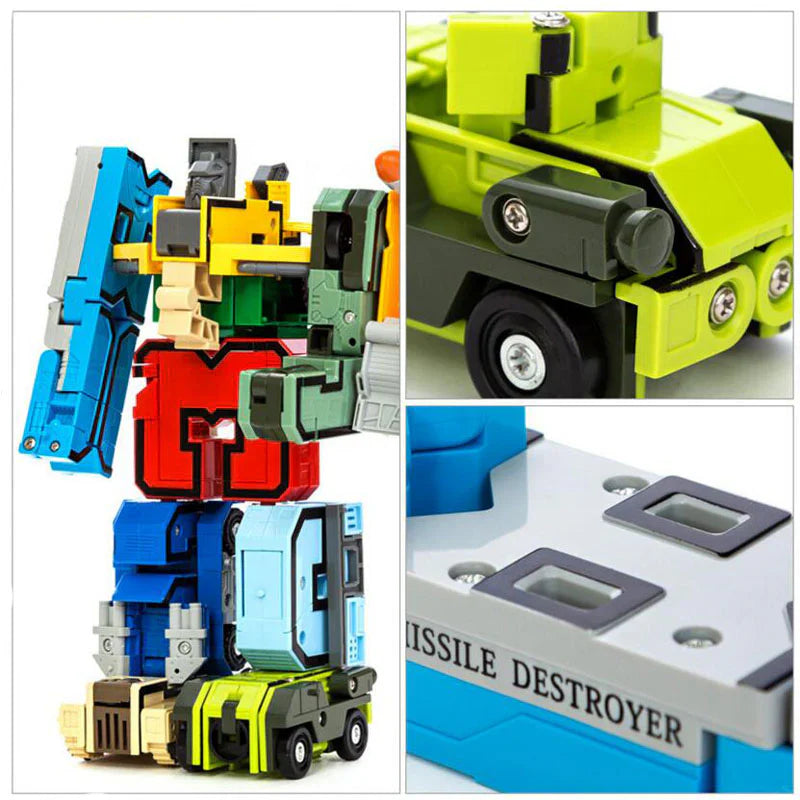 Construction Action Figure with Numbers