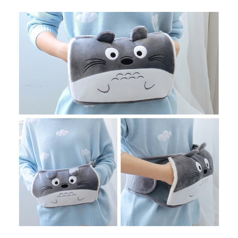 Refillable Plush Hot Water Bottle Belt
