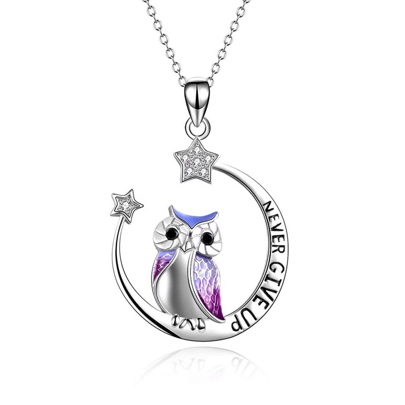 Never Give Up Inspirational Necklace