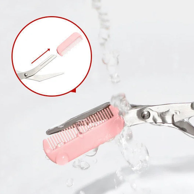 Eyebrow Trimmer Set Eyebrow Scissors with Comb️