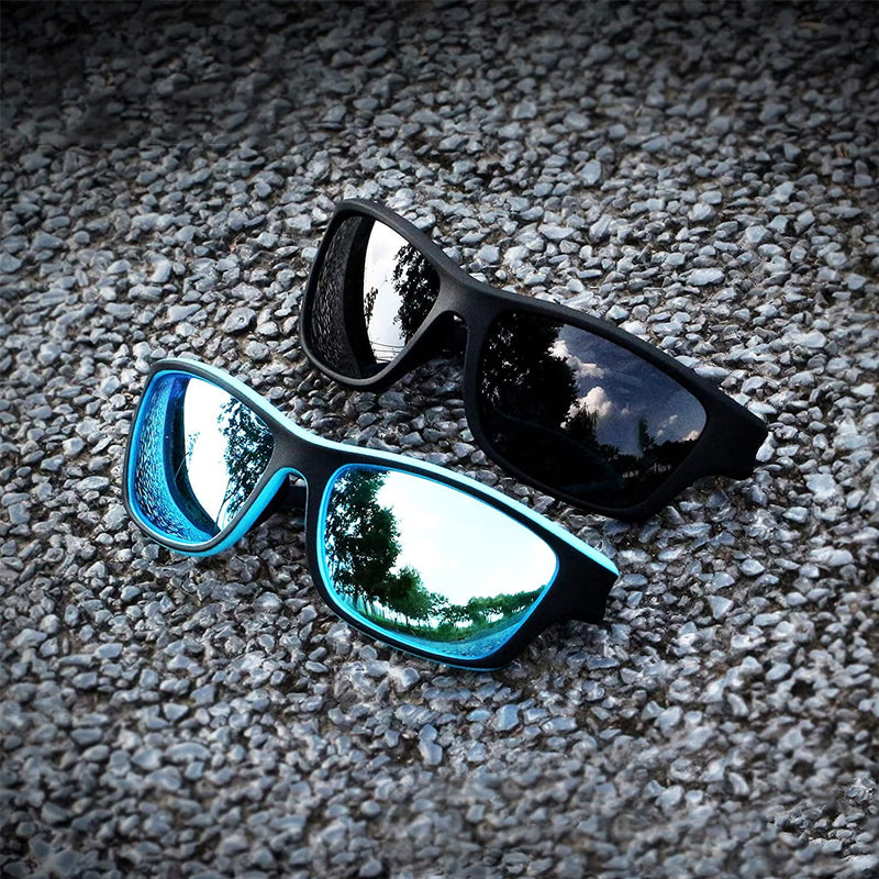 Outdoor Sport Sunglasses with Anti-Glare Polarized Lens