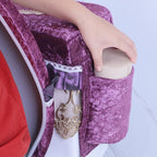 Three-piece toilet seat cover