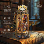 The Lantern of Galaxy DIY Book Nook Kit