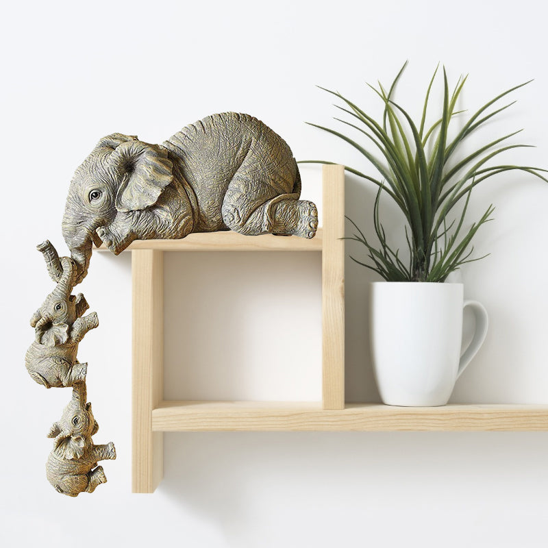 Parent-Child Elephant Decoration