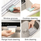 Magical Door Window Groove Cleaning Brushes, 3 Pieces