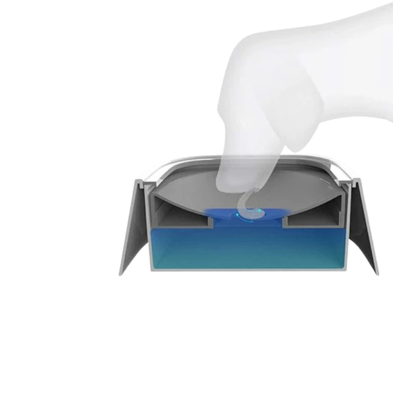 Drip-proof liquid water bowl for dogs and cats