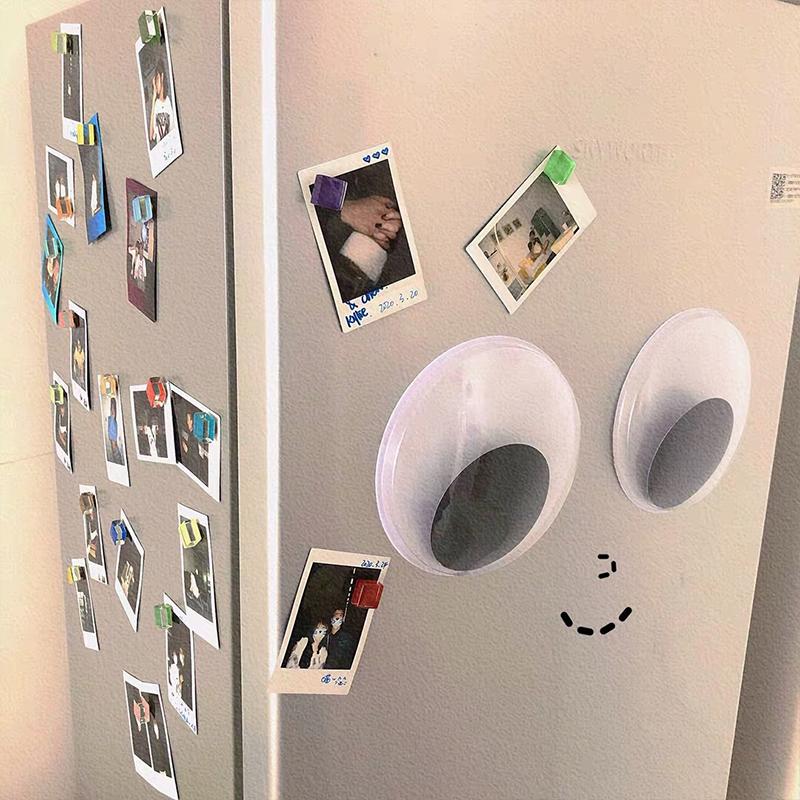 Refrigerator Sticker - Wiggly Eyes