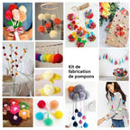 Craft set for pom pom machine