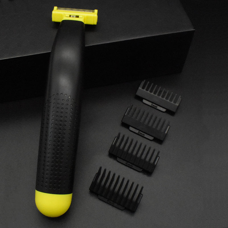 Full body washed wet and dry shaver