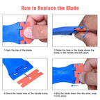 Multifunctional shovel for adhesive removal