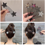 Invisible star hairpin