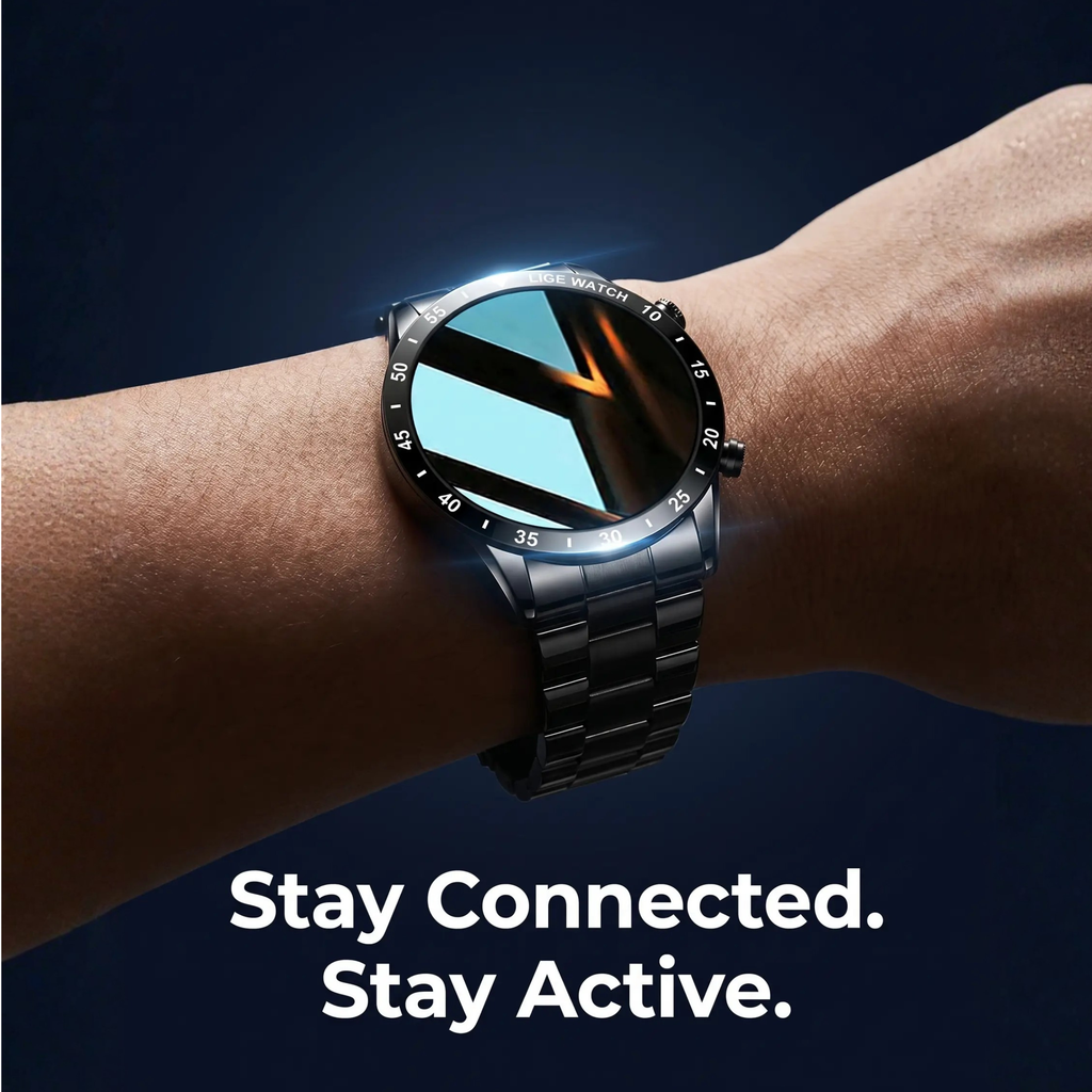 Luxury 4G Smartwatch – Stylish Watch with Calls, GPS & Health Features