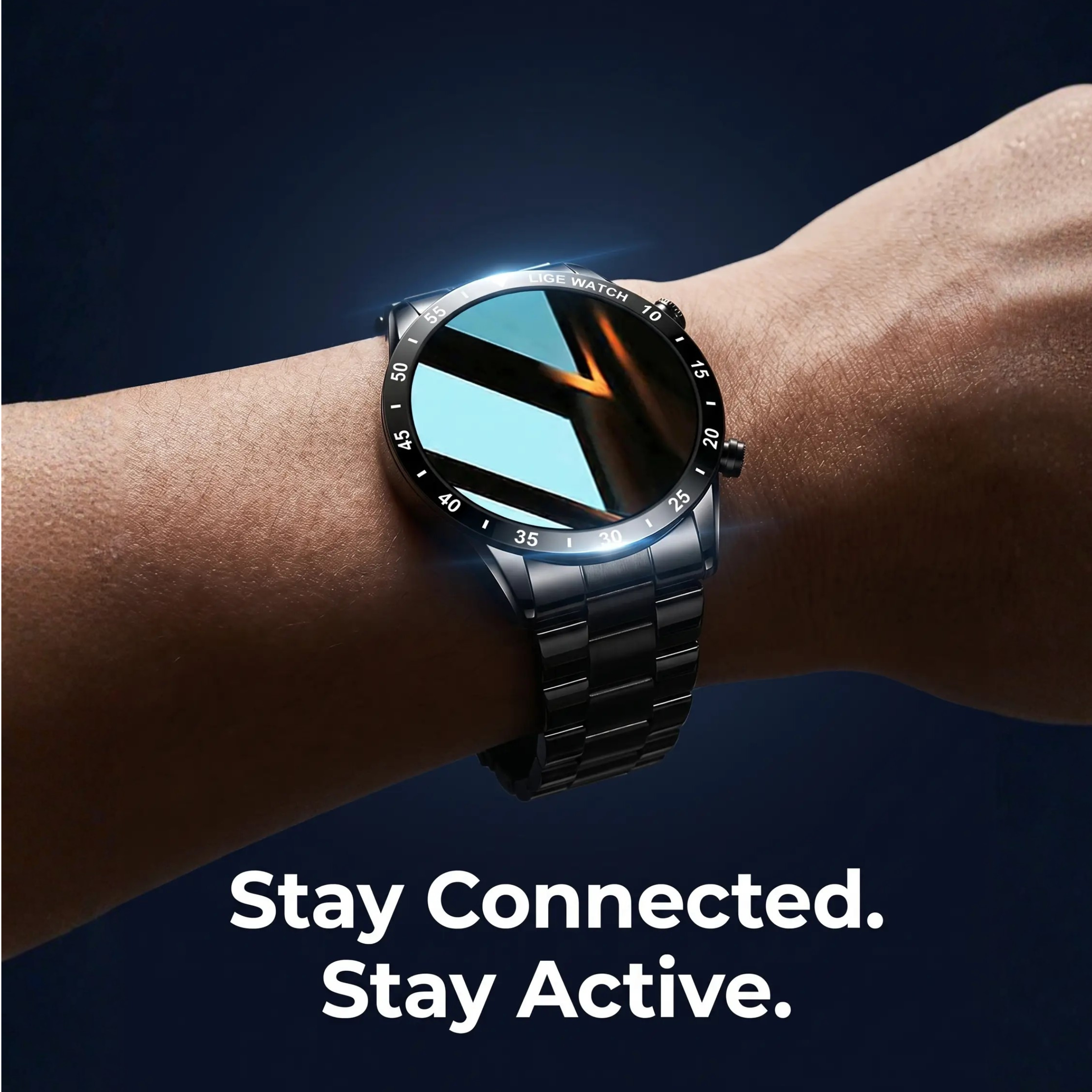 Luxury 4G Smartwatch – Stylish Watch with Calls, GPS & Health Features