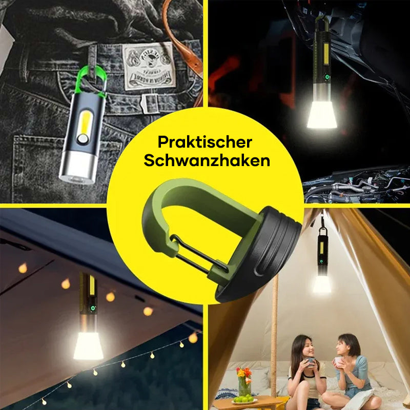 Multifunctional outdoor flashlight for adventures