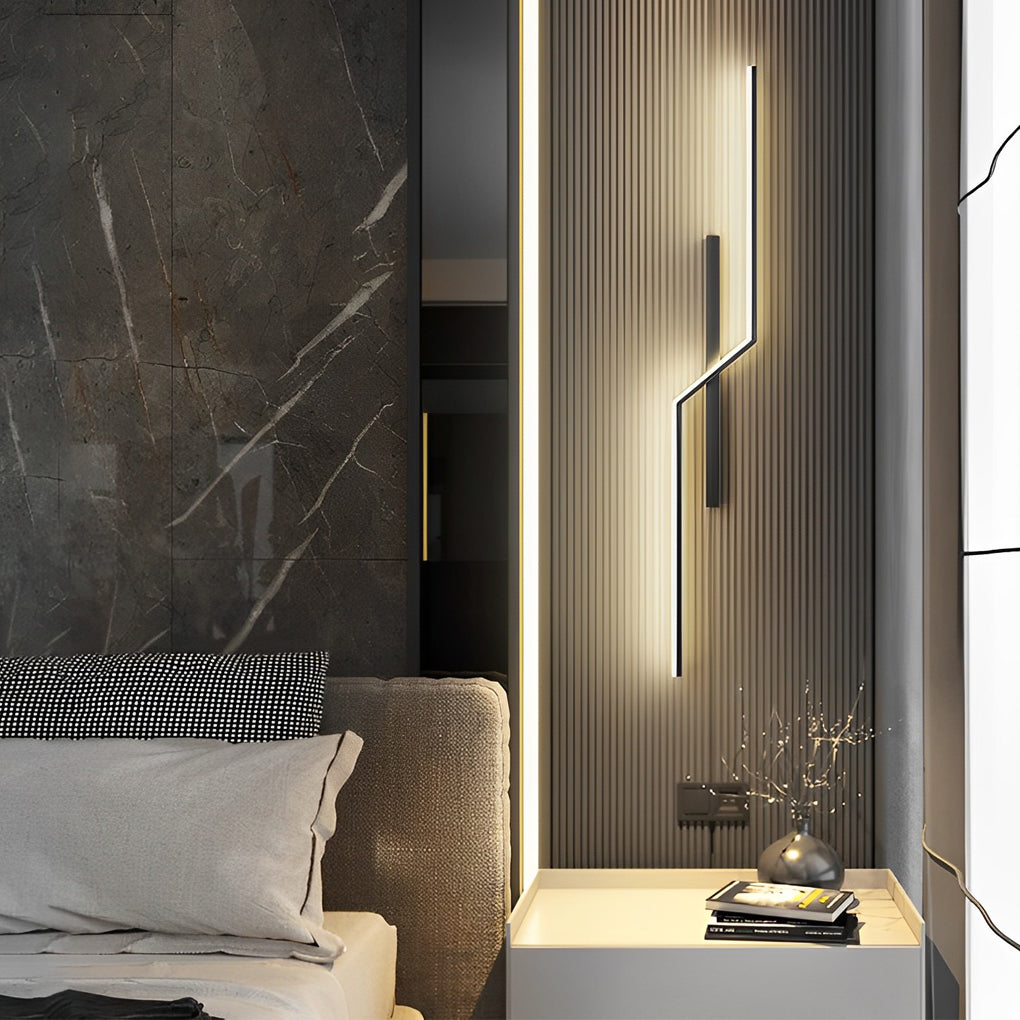 Lines Creative LED Modern Minimalist Wall Lamp Decorative Wall Lights Lighting