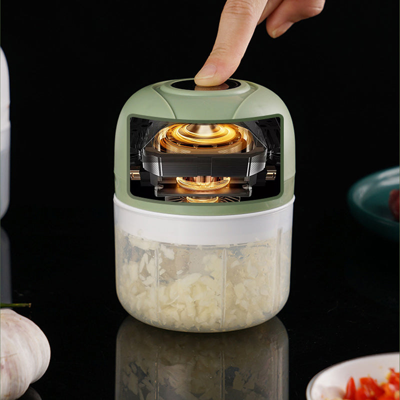 USB rechargeable electric garlic mill