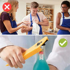 Ergonomic bottle opener with practical handle for easy use