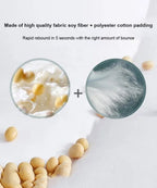 Sleep-improving neck pillow with comfort support of goose down