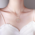 Birthstone necklace for the mother