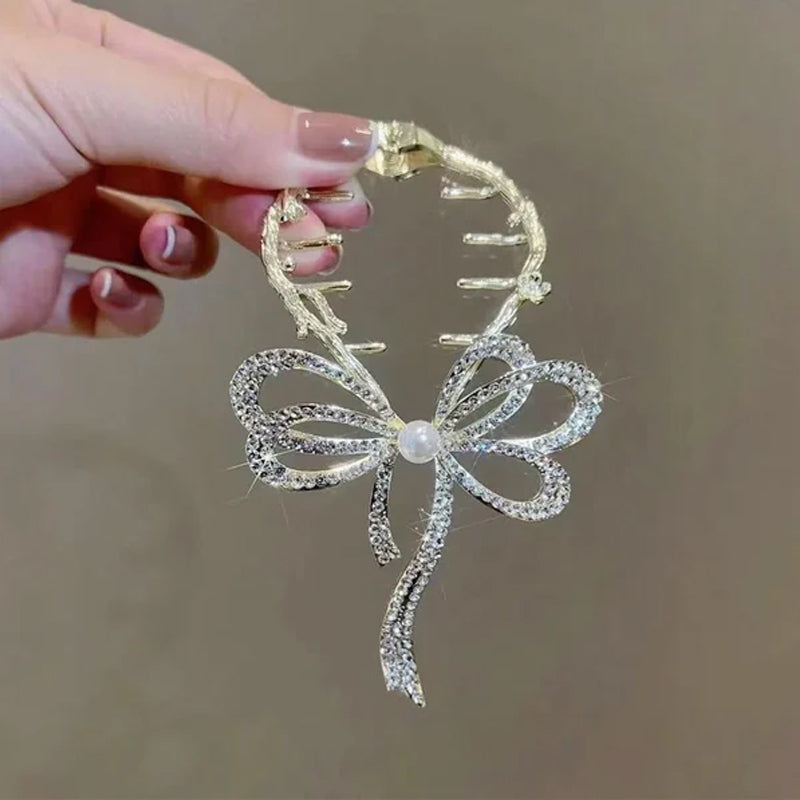 Bow Light Luxury Premium Feeling Hair Clip