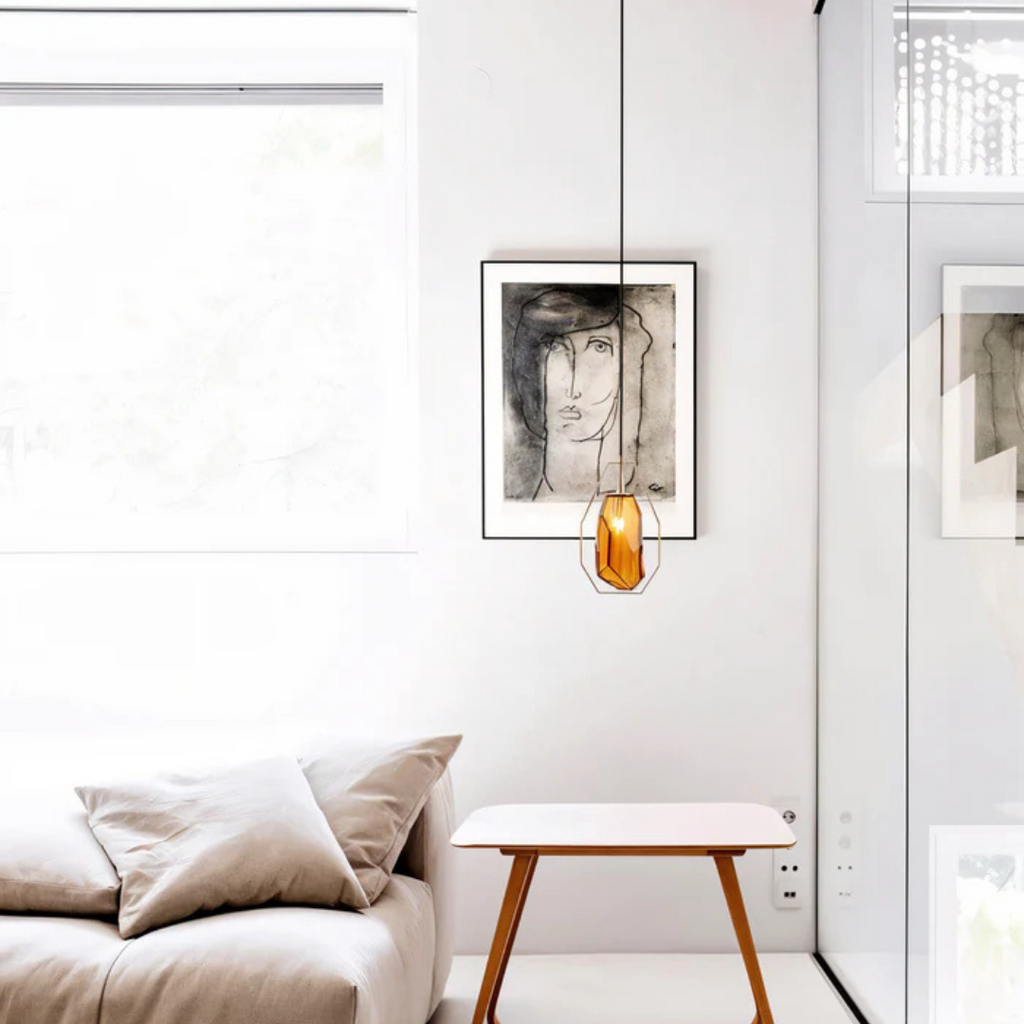 Minimalistic Glass Pendant Light