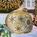 Outdoor Christmas balloon decorated ball
