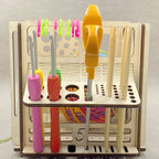 All-in-one Wood Yarn Bowl - Multifunctional Knitting Tool