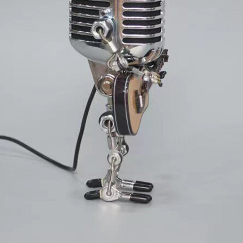 Retro Microphone Robot
